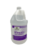 100% ISOPROPYL ALCOHOL FLAMMABLE LIQUID.  WARNING Extremely flammable liquid and vapor. Keep away from heat, sparks and flame. May be harmful if inhaled or swallowed. Do not take internally. Use with adequate ventilation. Keep container closed. Do not get in eyes, skin or clothing. Causes eye irritation. First Aid: Call physician. If inhaled, move patient to fresh air. If swallowed, induce vomiting.