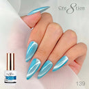 Cre8tion Cat Eye Gel 0.5oz - Summer Collection - 18 colors (#37-48 & #139-144) w/ 1 Round Shape Magnet, 1 Magnet Duo & 1 Color Chart.(Sold as whole set only!)