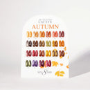 Cre8tion Cat Eye Gel 0.5oz - Autumn Collection - 22 colors w/ 1 Round Shape Magnet, 1 Magnet Duo & 1 Color Chart.(Sold as whole set only!)
