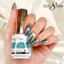 Cre8tion Cat Eye Gel 0.5oz - Mystical Collection - 21 colors (#95 - #103, #127 - #138) w/ 1 Magnet Duo, 1 Magnet Bar & 1 Color Chart.(Sold as whole set only!)