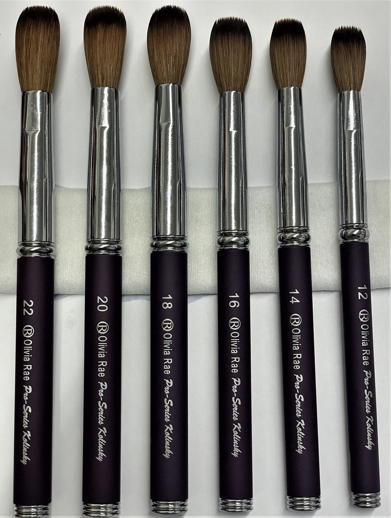 Olivia Rae Pro-Series Kolinsky Acrylic Brush