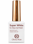 OR SUPER WHITE, BLACK, CHROME MATTE, RUBBER BASE AND GEL REMOVER