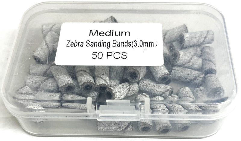 Zebra Sanding Bands : Coarse / Medium / Fine ( 3.0 mm )