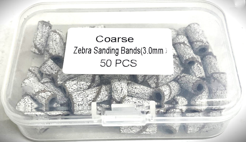 Zebra Sanding Bands : Coarse / Medium / Fine ( 3.0 mm )