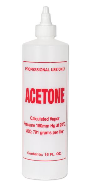 Acetone Empty Bottle