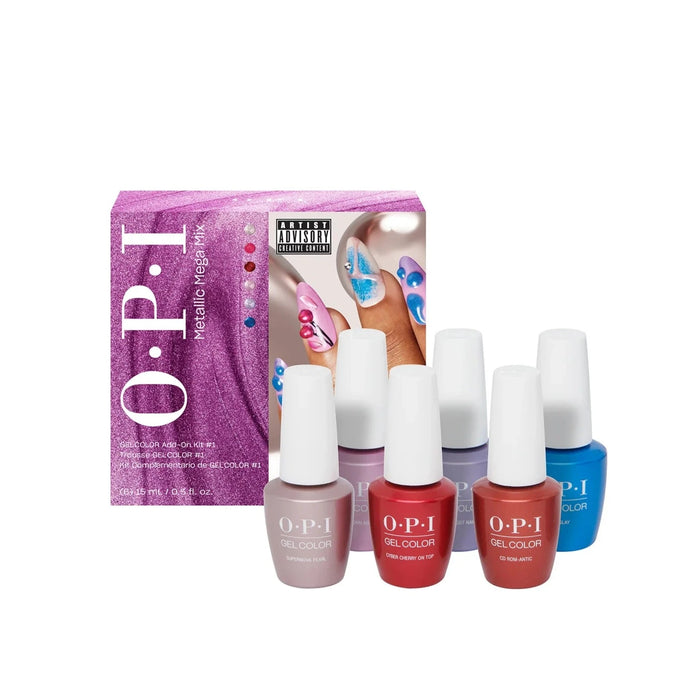 OPI GelColor FALL 2024 Metallic Mega Mix Collection - 14PC Display / OPI LACQUER 0.5OZ - METALLIC MEGA MIX COLLECTION FALL 24 - 12PCS - WITH DISPLAY / OPI Infinite Shine Fall 2024 Metallic Mega Mix Collection