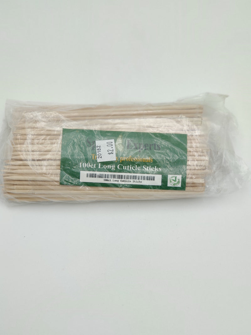 Spa Experts 100ct Long Cuticle Sticks